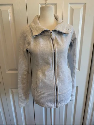 Lululemon Radiant Jacket Heathered Grey Outerwear Size 4 thumbnail 4
