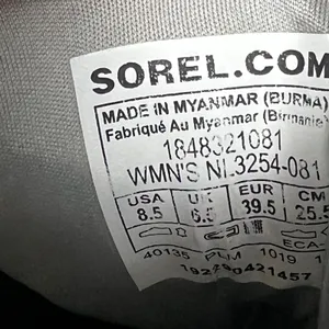 Sorel Out N About Waterproof Sneakers Size 8.5 thumbnail 9