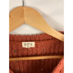 POL Chunky Knit Oversized Orange Sweater Size Small thumbnail 5