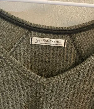 Free People Green We the Free Long Sleeve thumbnail 2