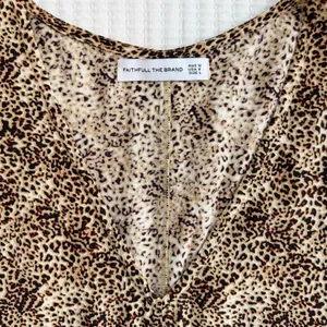 Faithfull the Brand Maggie Midi Dress in the Charlie Leopard Print thumbnail 6