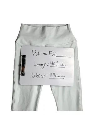 Alo Yoga High-Waist Airlift Flare Leggings White Size Small thumbnail 7