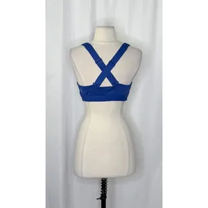 FREE PEOPLE‎ Movement Make A Move Blue Sports Bra Athletic Activewear Medium thumbnail 9