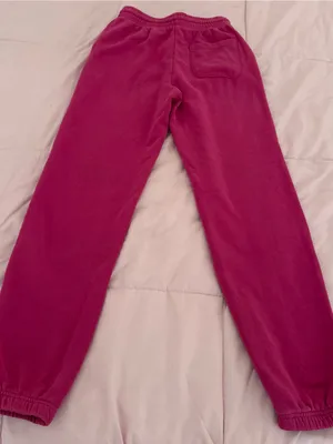 Out from Under pink Fuchsia Drawstring Jogger Pants sweatpants, size XS pockets thumbnail 12