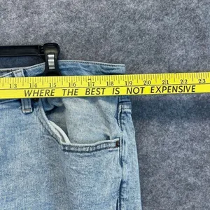 OLD NAVY Jeans Women's Size 18 Blue Denim Distressed OG High‎ Rise Straight Leg thumbnail 9