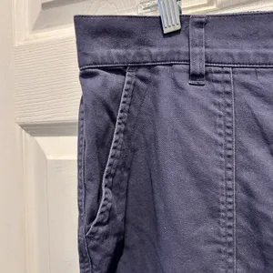 GAP Womens Blue Cotton Lyocell Utility Jogger Pants Size‎ L High Rise Minimalist thumbnail 2