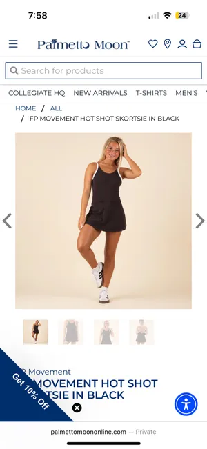 Free people movement hot shot skortsie thumbnail 3