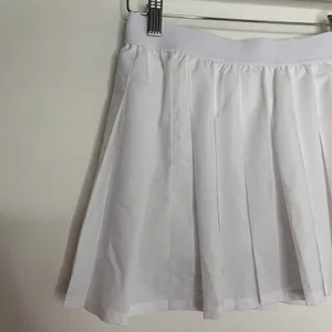 Alo Yoga Varsity Tennis Skirt White Womens XS thumbnail 8