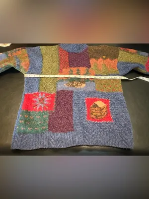 Vintage Woolrich Cabin theme Sweater Size Medium thumbnail 8