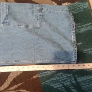 Old Navy Mid Rise Baggy Cargo Wide Leg Barrel Womens Size 12 thumbnail 6