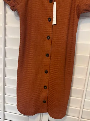 Sanctuary Gracie Burnt Orange Dress Size XS thumbnail 4