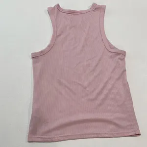 Juicy Couture Pink Rhinestone Logo Ribbed Tank Top Small Y2K Bling thumbnail 4