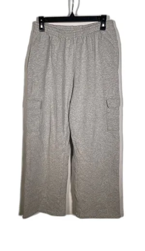 Brandy Melville John Galt Womens Cargo Sweatpants Gray One Size thumbnail 1