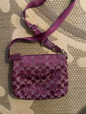 Coach Purple  Crossbody Purse thumbnail 4