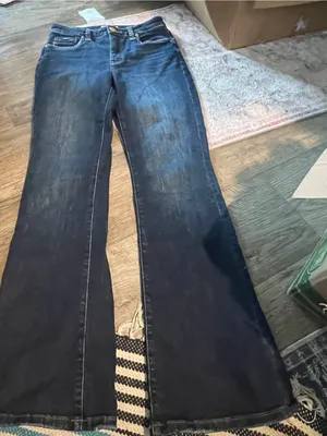 Kut from the kloth Ana high rise fab ab flare jeans thumbnail 1