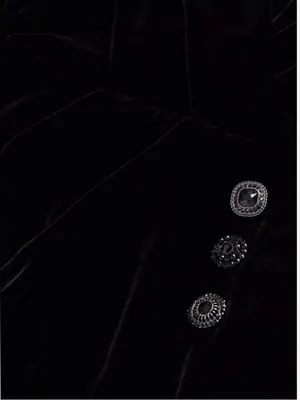 The Kooples Black Wrap Mini Dress thumbnail 4