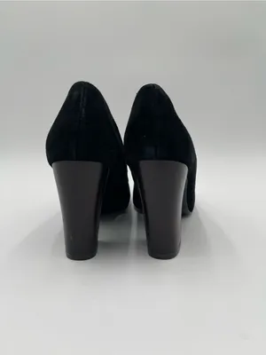 Missoni x Target Black & Brown Barkwood Zig Zag Suede Heeled Pumps Shoes Sz 8 thumbnail 3