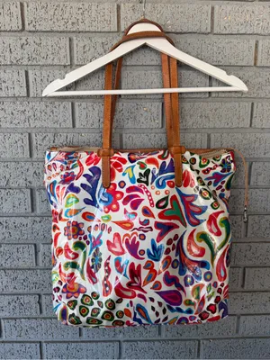 Consuela White Swirly Legacy Market Tote thumbnail 2
