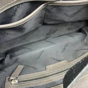 Calvin Klein Black Large Saffiano Leather Tote Bag thumbnail 9