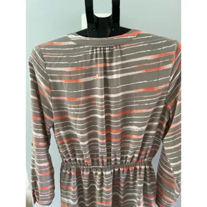 Apt.9 women's‎ gray/pink long sleeve pockets dress size 10 thumbnail 7