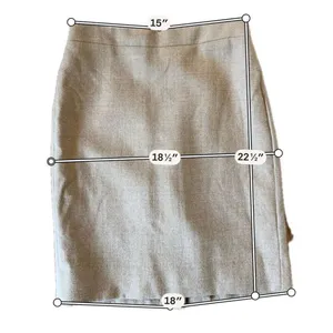 J.crew Camel100% wool No. 2 pencil skirt size 6 petite thumbnail 5