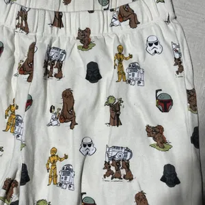 Disney Pajama Bottoms Men's SZ M AOP Star Wars Loungewear Pants Yoda Chewy thumbnail 3