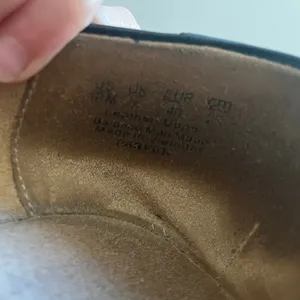 Black Suede Leather Loafers size 10 Parker Flats Office Chic Minimalist Preppy thumbnail 8
