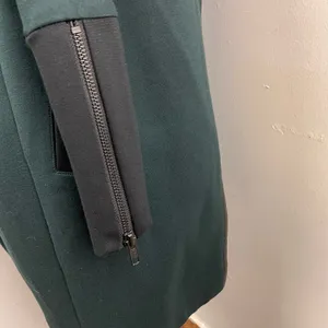 New CABI Dark Green Renaissance Asymmetrical Zip Long Jacket Small 3725 thumbnail 8