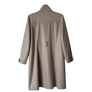 Kenneth Cole Reaction Beige Lined Trench Coat, M thumbnail 8