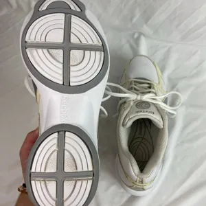 NEW‎ Reebok women's white cream simplytone lace up play dry sneakers shoes 7 thumbnail 6