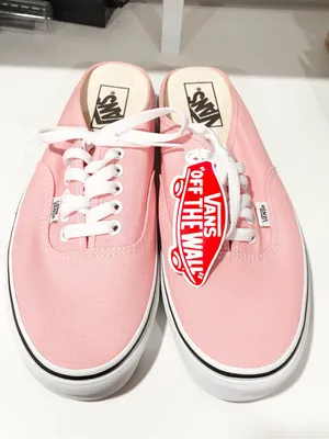 Vans Classic Authentic Mule Skate Shoes Sneakers Powder Pink Size 10.5 NEW thumbnail 2