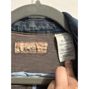Levi Strauss Signature Vintage Denim Blazer Jacket Y2K Western Cowgirl Indie thumbnail 4