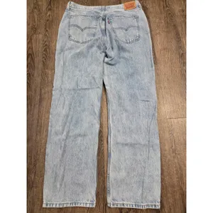 Levi's Pro Straight Light Wash Women's Jeans Size 31x30 thumbnail 6