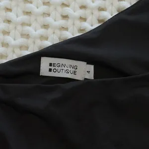 Beginning Boutique Elegant Black Maxi Dress with cut out and slit thumbnail 3