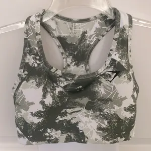 Gymshark Essential Racerback Camo Sports Bra Small Activewear Workout thumbnail 1