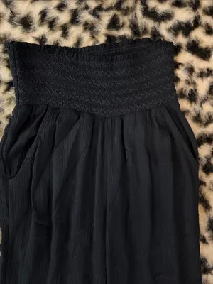 American Eagle Outfitters Black Wide-Leg Pants thumbnail 2