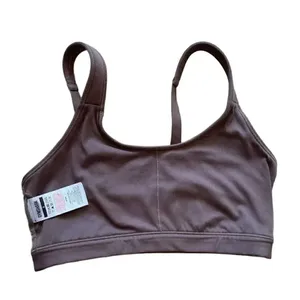 Gymshark Chocolate Brown Womens Sports Bra SZ S thumbnail 4