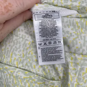 Adidas Women's Printed Frill Golf Skirt‎ White Green Yellow Athletic Size S thumbnail 5