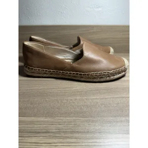 Sam Edelman Women's Kesia Light Brown Genuine Leather Espadrille Flats Size 7.5 thumbnail 4
