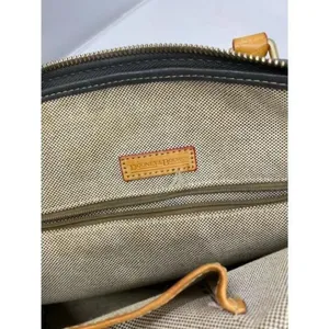 Dooney And Bourke Vintage Black Leather Shoulder B thumbnail 12
