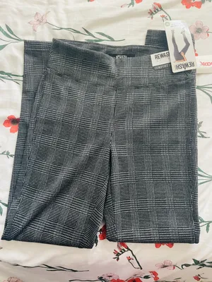 Grey Plaid Pants thumbnail 3