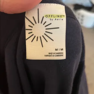 Aerie Deep Blue Women's Crop Top thumbnail 3