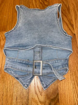 Tiger Mist Denim Vest Tank thumbnail 4