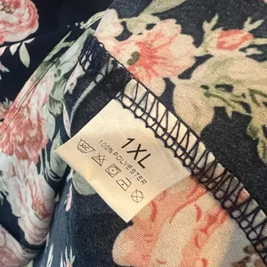 New Floral V-Neck Midi Dress Size 1X (14) Faux Wrap Neckline Flutter Sleeves thumbnail 4