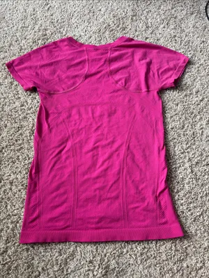 Athleta Hot Pink Short Sleeve Athletic Tee thumbnail 2