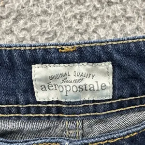 Y2K Aeropostale Low Rise Hailey Flare Jeans Boho Festival Retro Women 11/12 x 29 thumbnail 3