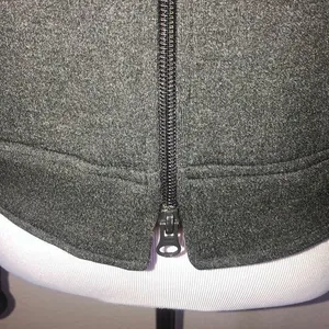 5/$30 🎈Express‎ women’s vintage grey zip up blazer size 5/6 thumbnail 3