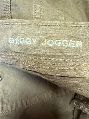 NEW American Eagle Baggy Jogger Womens 14 Short Tan Cargo Utility Pants Stretch thumbnail 12