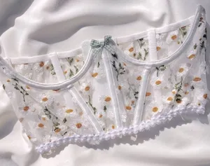 For Love & Lemons Tossed Daisy Corset thumbnail 1