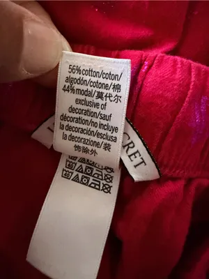 Victoria's Secret Hot Pink Pajama Pants with Light Pink Drawstring thumbnail 5